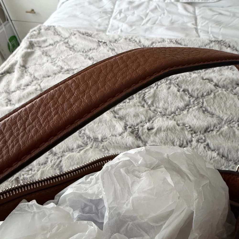 Kate Spade Cognac Leather Shoulder Bag - Picture 3 of 7